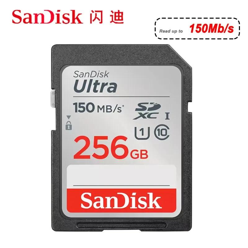 SanDisk Ʈ SD ī, ī޶  ÷ ޸ ī, SD U1, C10, SDXC, SDHC, 128GB, 64GB, 32GB, 512GB, 256G, 128GB